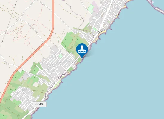 Map of Platja del Bol del Gos