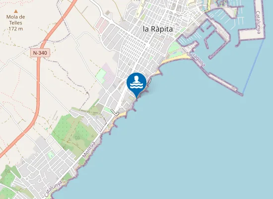 Map of Platja de la Senieta