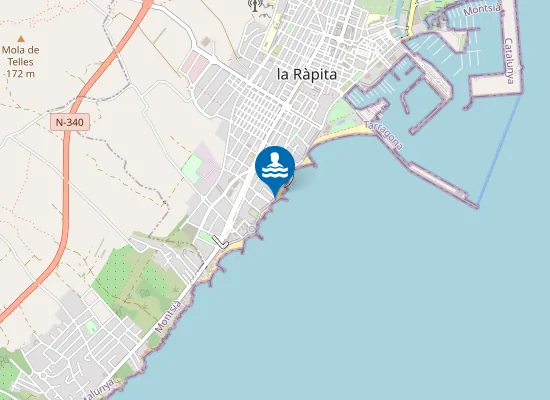 Map of Platja del Far