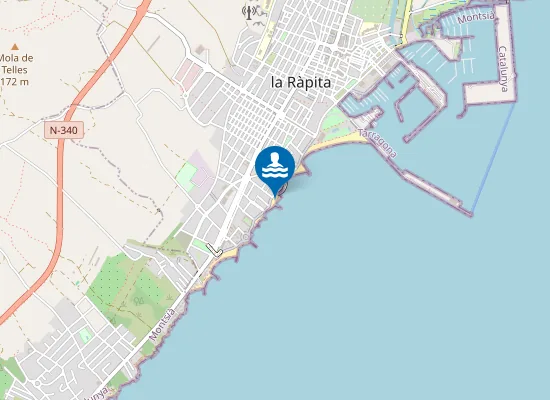 Map of Platja de Capri