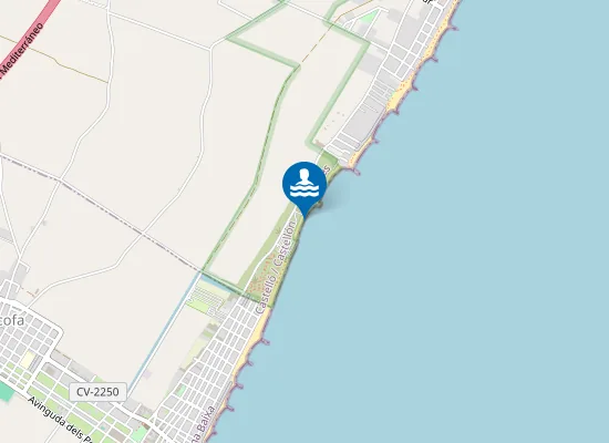 Map of Platja del Rajadell