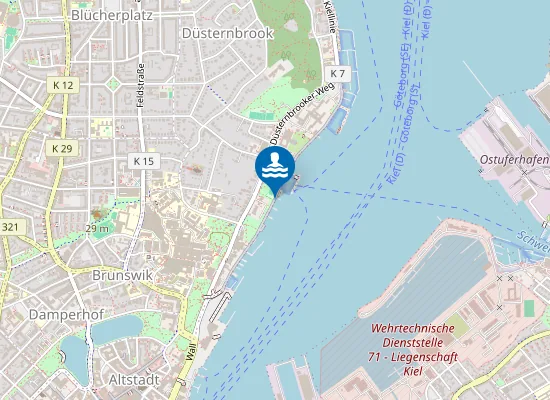 Map of OSTS KIEL KIELLINIE