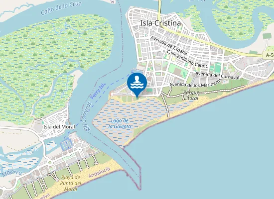 Map of Playa de la Gola