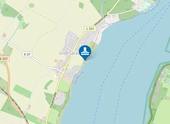 Map of RATZEBURGER SEE GROSS SARAU