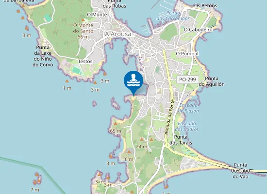Map of Praia Da Comboa