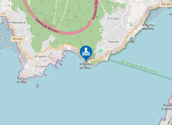 Map of Praia do Forte