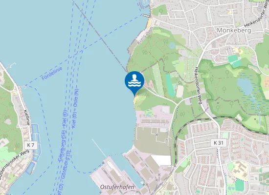 Map of OSTS KIEL DIETRICHSDORF HASSELFELDE