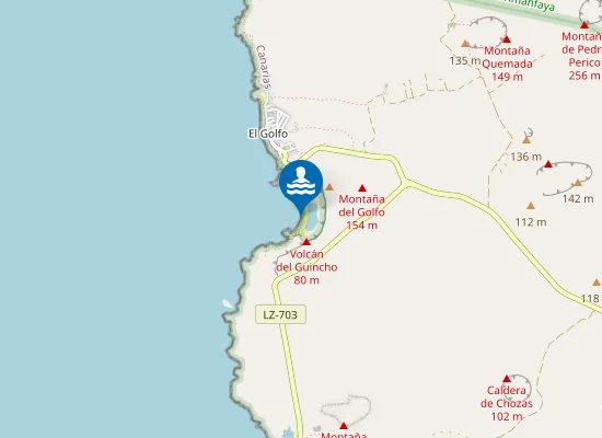 Map of Playa De Los Clicos