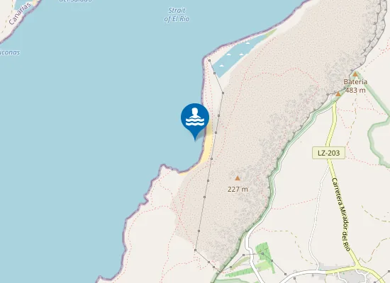 Map of Playa Del Risco