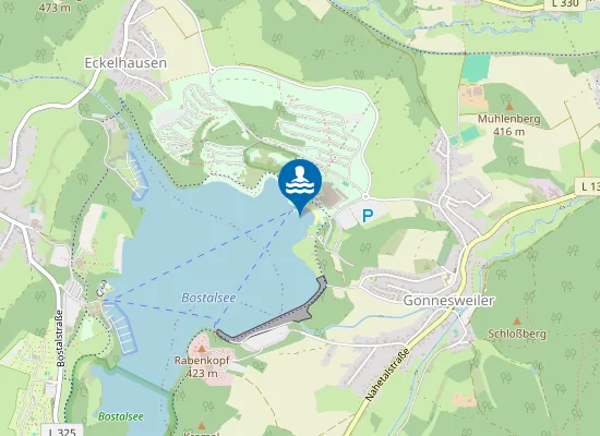 Map of BOSTALSEE NOHFELDEN STRANDBAD NORD
