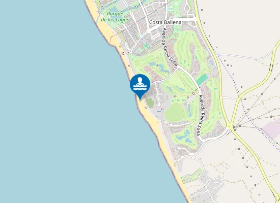 Map of Playa de la Ballena
