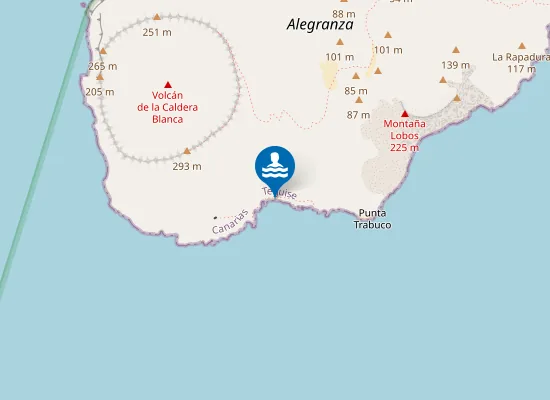 Map of Playa Del Veril