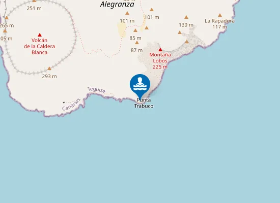 Map of Playa Isla De La Alegranza