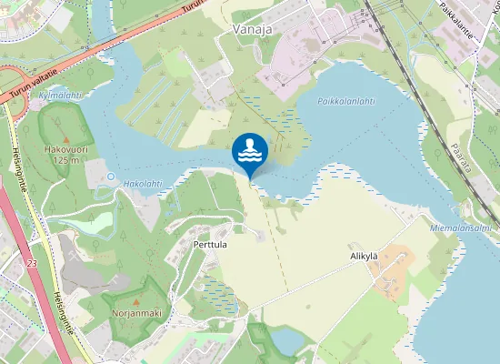 Map of Miemalan uimaranta