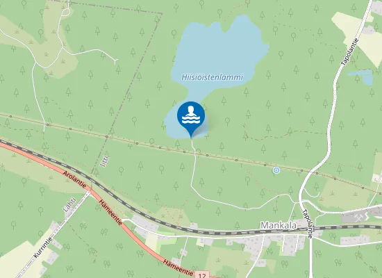 Map of Hiisiöistenlammen Uimaranta