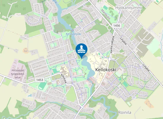 Map of Kellokosken uimaranta