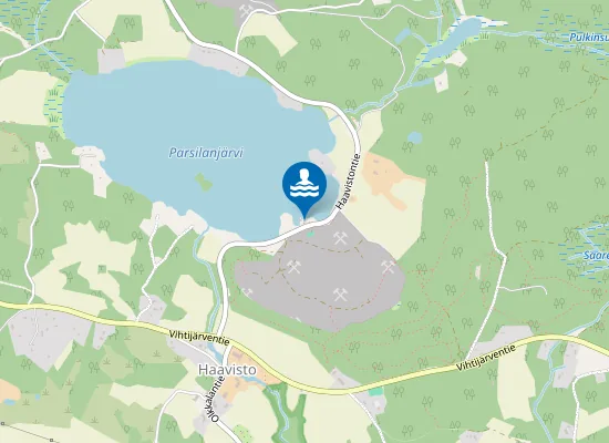 Map of Parsilanjärven uimaranta