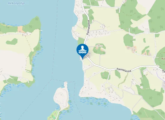 Map of Kalliolan uimaranta