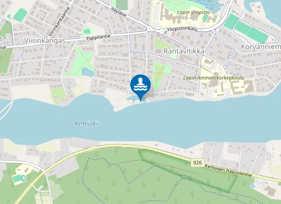 Map of Hirttiönniemi