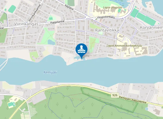 Map of Hirttiönniemi