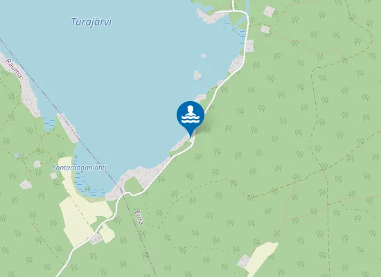 Map of Turajärven uimaranta