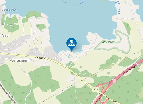 Map of Luttusen uimaranta