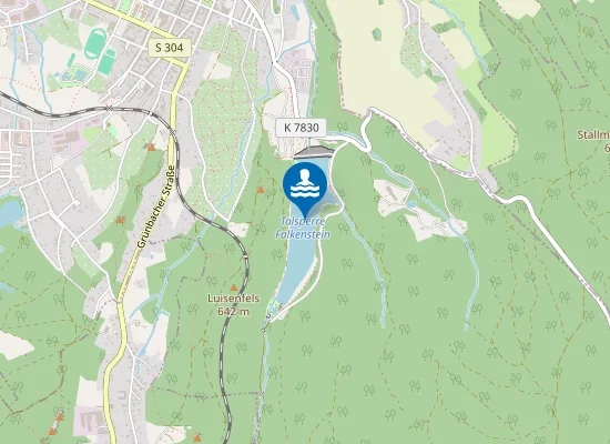 Map of TALSPERRE FALKENSTEIN