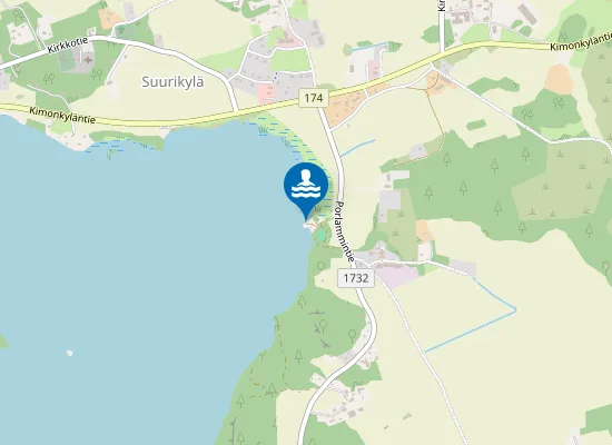 Map of Pyykkinekan Uimaranta
