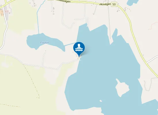 Map of Lötö simstrand