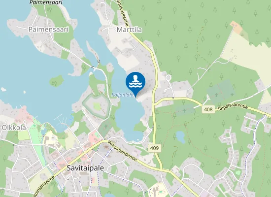 Map of Marttilan ranta