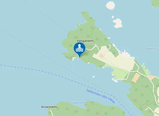 Map of Vanajaniemen Ranta