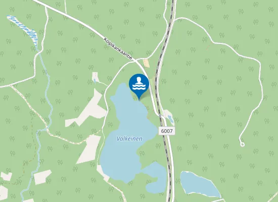 Map of Valkeisen Uimaranta