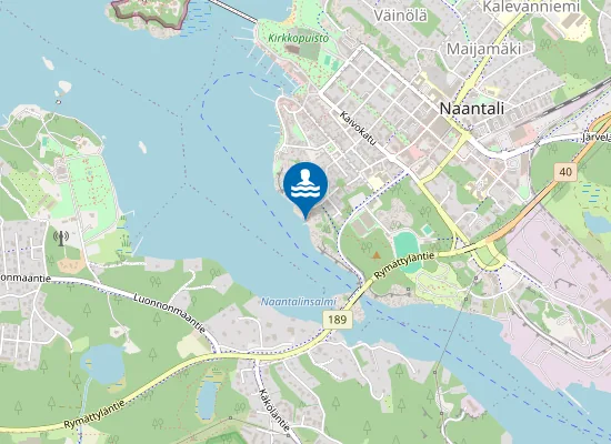 Map of Kuparivuoren_uimaranta