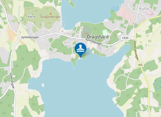 Map of Dragsfjärdin uimaranta