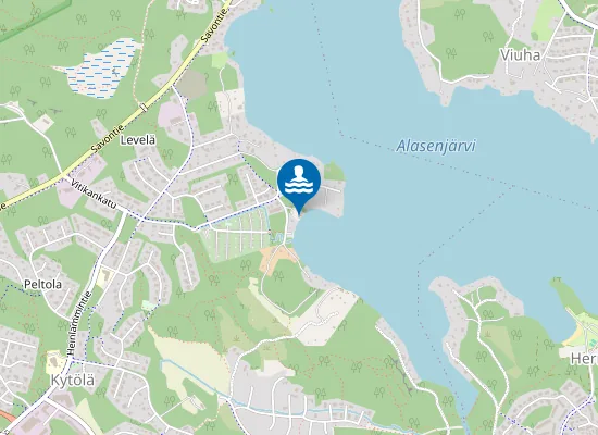 Map of Alasenjärven virkistysranta
