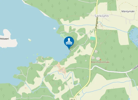 Map of Särkilahden uimaranta