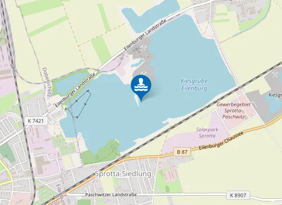 Map of KIESGRUBE EILENBURG