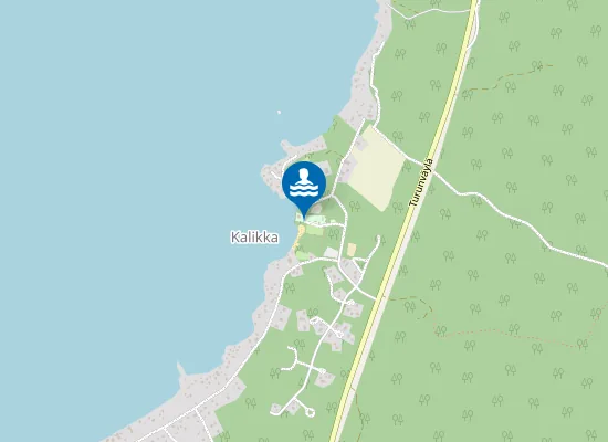 Map of Kalikan Virkistysalue Ja Saunat