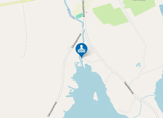 Map of Iso Allasjärvi uimaranta