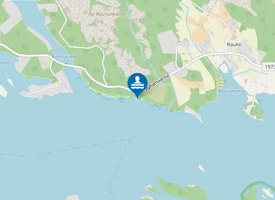 Map of Raulion uimaranta