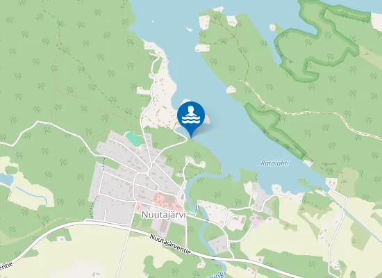 Map of Nuutajärven Uimaranta