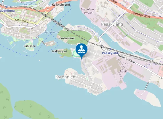 Map of Kyrönniemen uimaranta