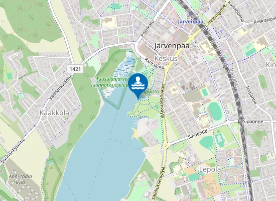 Map of Koirien uimaranta