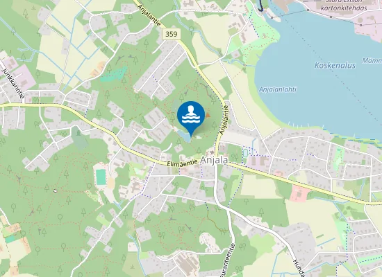 Map of Sihvakan uimala