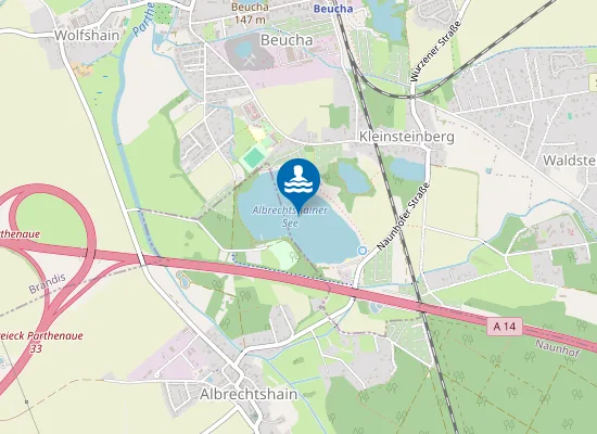 Map of Albrechtshainer See