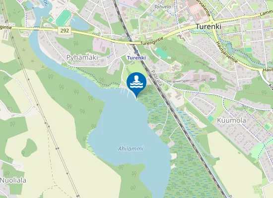 Map of Ahilammen Uimaranta