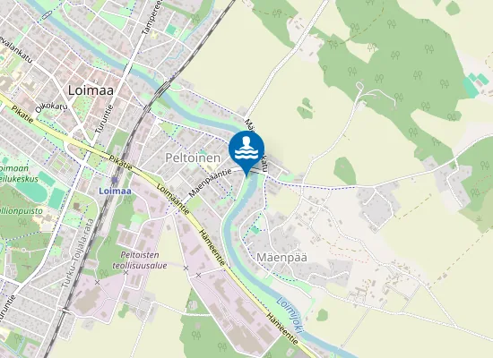 Map of Mäenpään uimapaikka