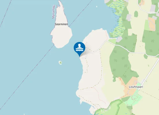 Map of Pikisaaren Uimaranta