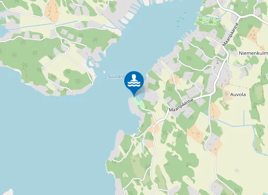 Map of Maanpään uimaranta