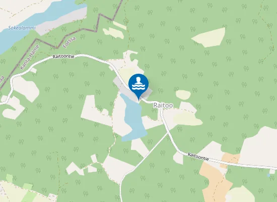 Map of Raitoonlammin uimaranta